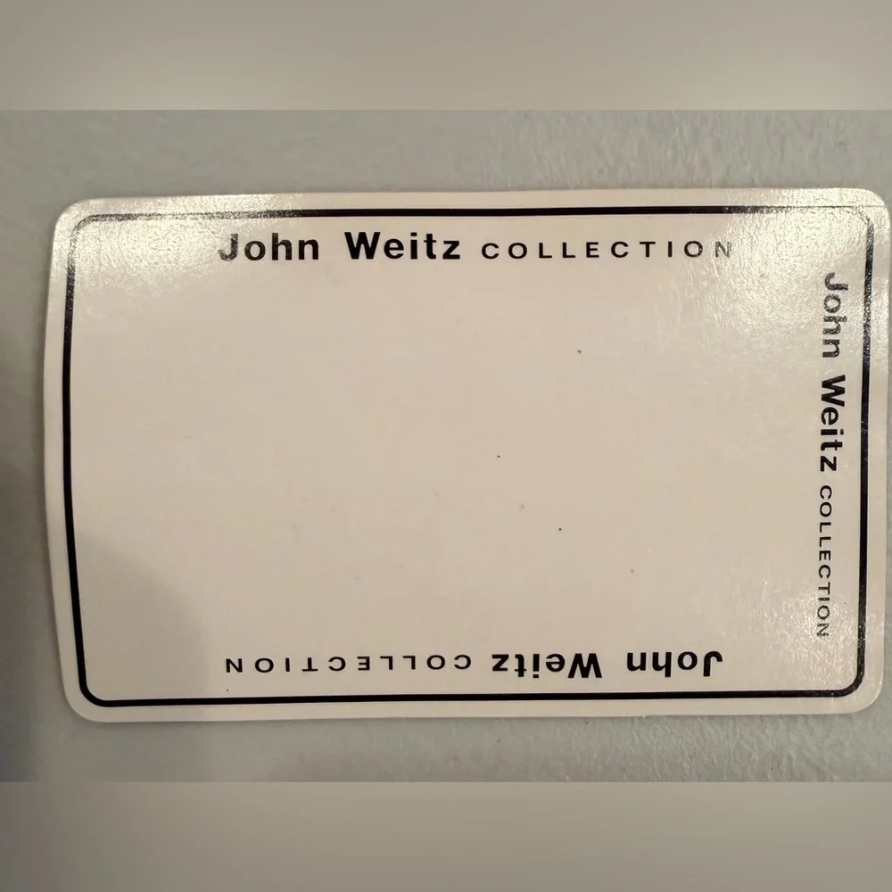 VINTAGE: John Weitz Collection | leather card wallet with ID window